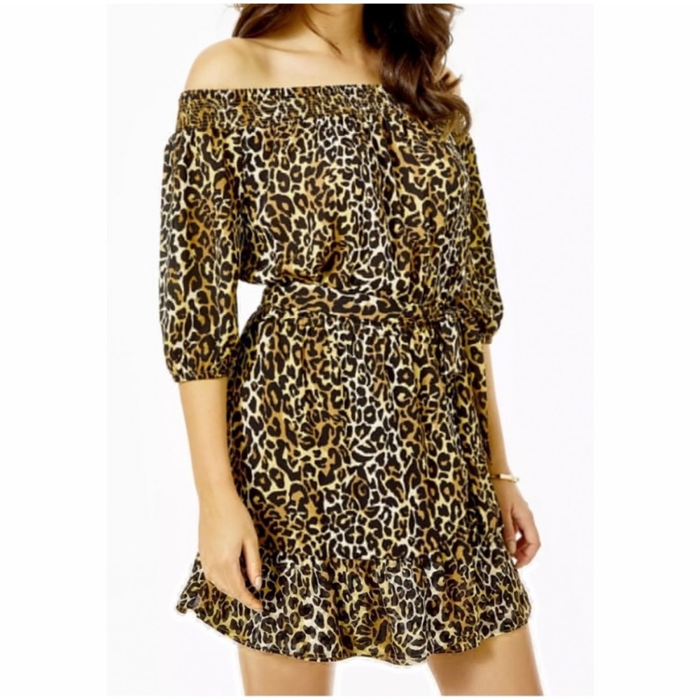 NWT Lilly Pulitzer Rochelle Off-The-Shoulder Romper Small